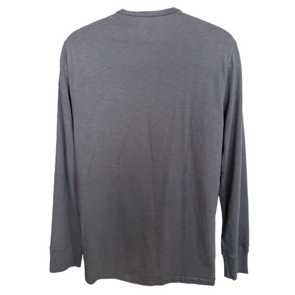 J.Crew Long Sleeve Gray Tee Shirt Size M - Picture 5 of 10